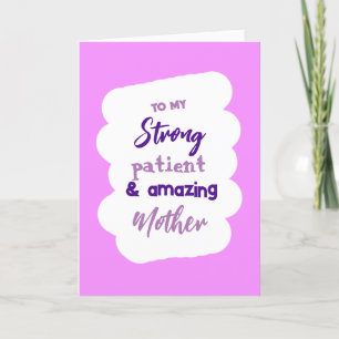 Tarjeta Festiva Día de la Madre Moderno