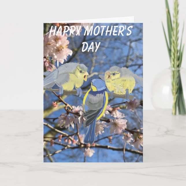 Tarjeta Festiva Día de la Madre y de los Bebés (Anverso)