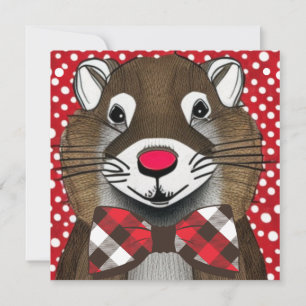Tarjeta Festiva Día de la Marmota