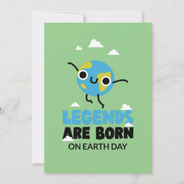 Tarjeta Festiva Día de la Tierra Cumpleaños 22 de abril