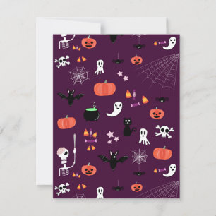 Tarjeta Festiva Día de las Brujas