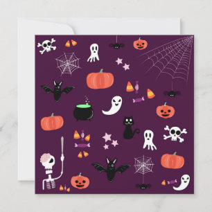 Tarjeta Festiva Día de las Brujas