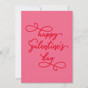 Tarjeta Festiva Día de las galentinas de color Personalizado de co