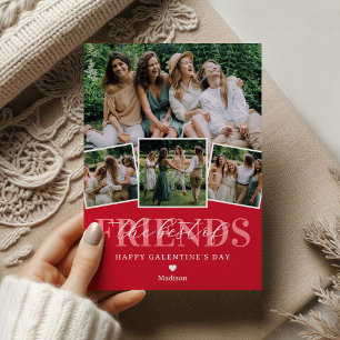 Tarjeta Festiva Día de las mejores galentinas fotográficas de los 