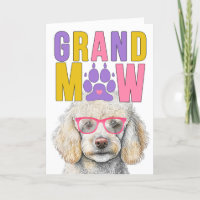 Día de los abuelos del GrandDOG de manicomio blanc