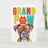Día de los abuelos del GrandDOG del Boxer de Grand
