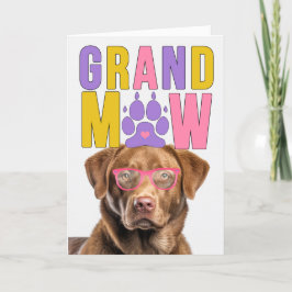 Tarjeta Festiva Día de los Abuelos Graciosos de GrandMAW Chesapeak