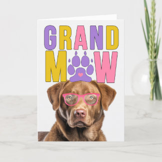 Tarjeta Festiva Día de los Abuelos Graciosos de GrandMAW Chesapeak