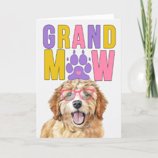 Tarjeta Festiva Día de los Abuelos Graciosos de GrandMAW Goldendoo