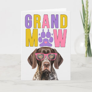 Tarjeta Festiva Día de los Abuelos GrandDOG de GrandMAW Pointer