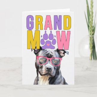 Tarjeta Festiva Día de los Abuelos GrandDOG de GrandMAW Staffordsh