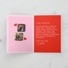 Tarjeta Festiva Día de los Amigos de Galentine