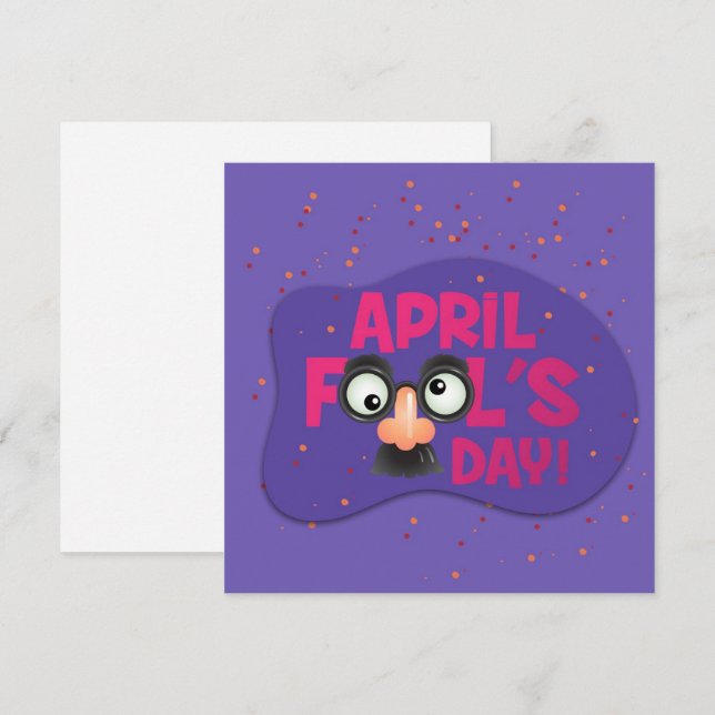 Tarjeta Festiva Día de los Inocentes (Anverso / Reverso)