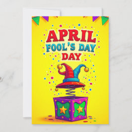 Tarjeta Festiva Día de los Inocentes de Abril