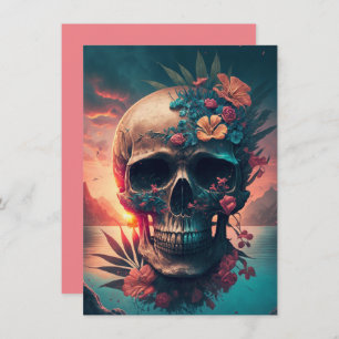 Tarjeta Festiva Dia de los Muertos