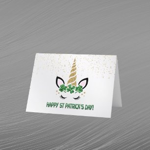 Tarjeta Festiva Día de los Simpatizantes del Chimrock Verde de Oro