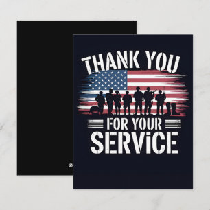 Tarjeta Festiva Día de los Veteranos 2025: Gracias por su Servicio