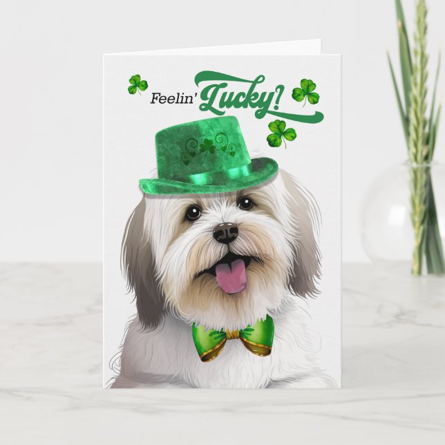 Tarjeta Festiva Día de San Patricio (Anverso)