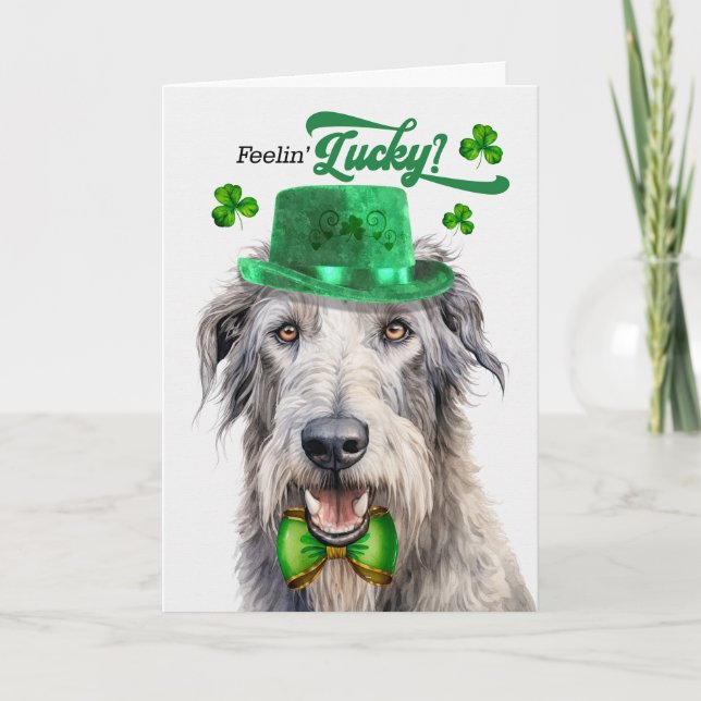 Tarjeta Festiva Día de San Patricio (Anverso)