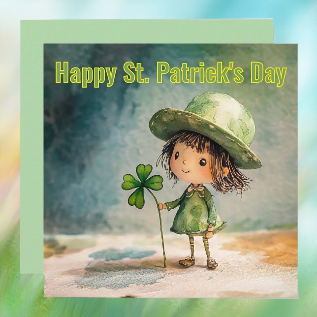 Tarjeta Festiva Día de San Patricio (Subido por el creador)