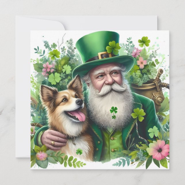 Tarjeta Festiva Día de San Patricio  (Anverso)