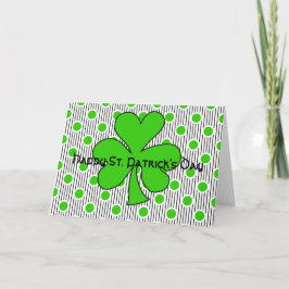 Tarjeta Festiva Día de San Patricio