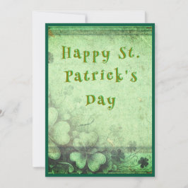 Tarjeta Festiva Día de San Patricio