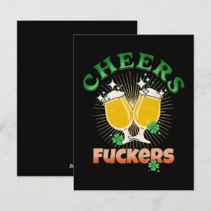 Tarjeta Festiva Día de San Patricio bebida irlandesa
