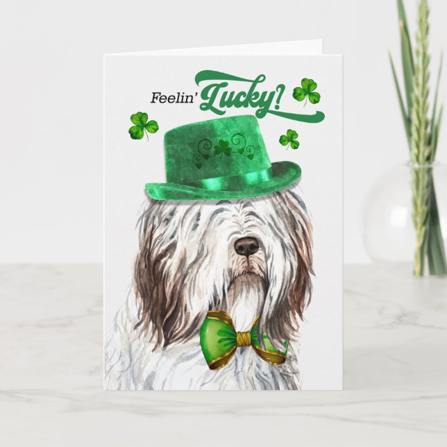Tarjeta Festiva Día de San Patricio de Feelin (Anverso)