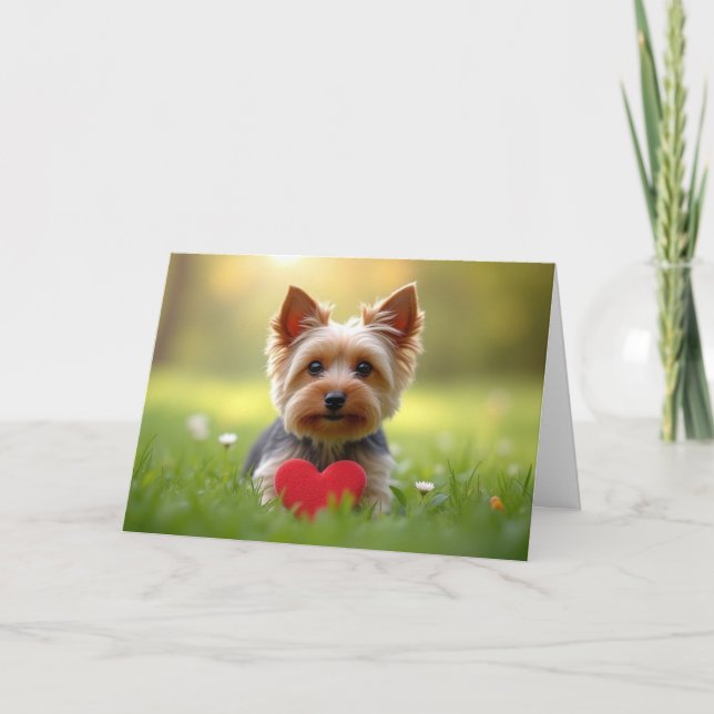 Tarjeta Festiva Día de San Valentín  (Anverso)