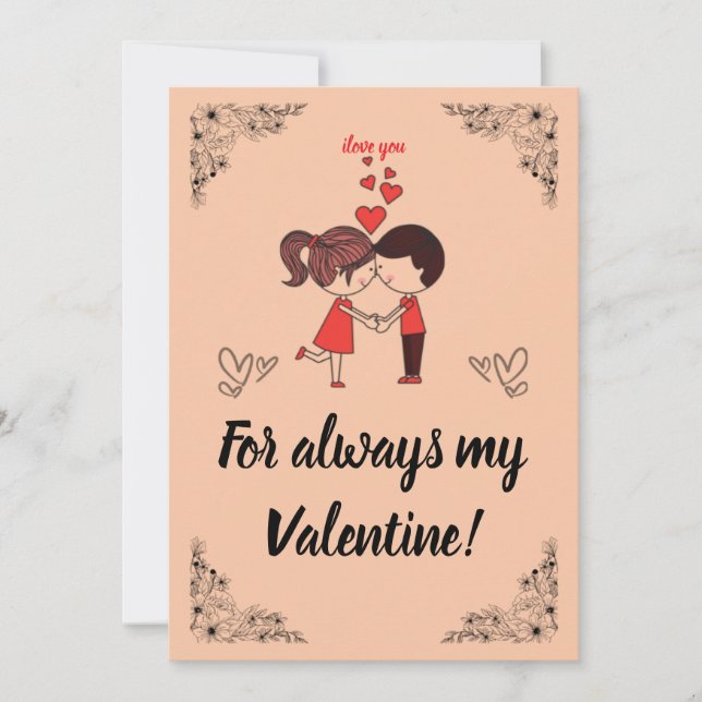 Tarjeta Festiva Día DE SAN VALENTÍN 14 (Anverso)