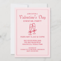 Día de San Valentín adorable XOXO Rosa Rojo