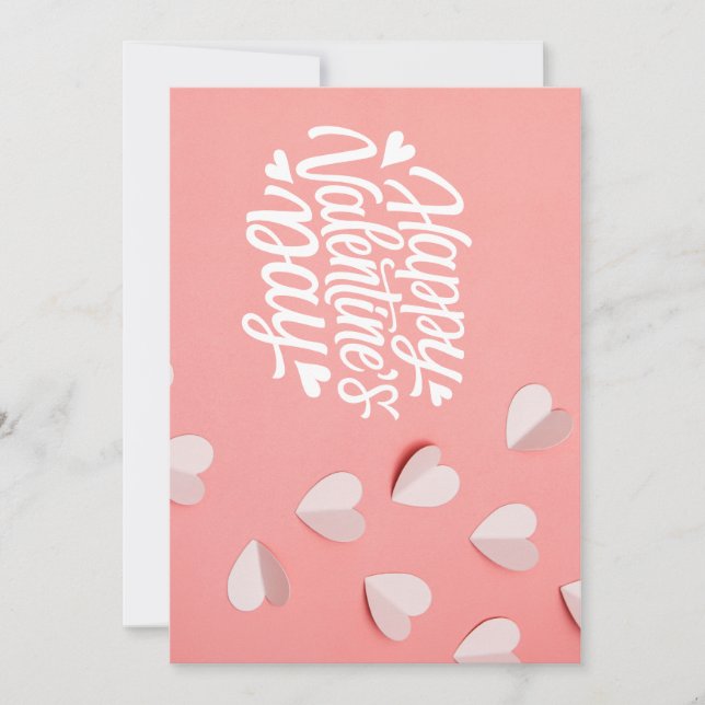 Tarjeta Festiva Día de San Valentín Amor de Frailecillo (Anverso)