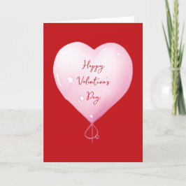 Tarjeta Festiva Día de San Valentín corazón feliz personalizado es