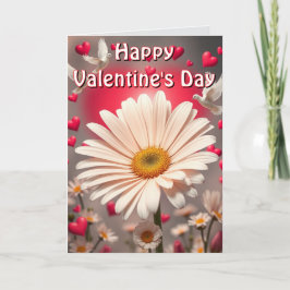 Tarjeta Festiva Día de San Valentín de amistad y aprecio de margar