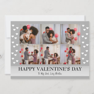 Tarjeta Festiva Día de San Valentín de amor simple elegante foto d