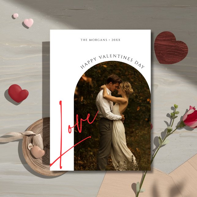 Tarjeta Festiva Día de San Valentín de fotos de escritura simple d (Subido por el creador)