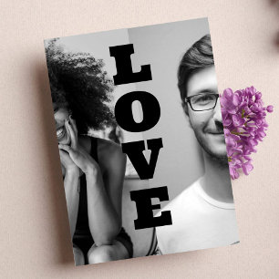 Tarjeta Festiva Día de San Valentín de fotos de parejas Personaliz