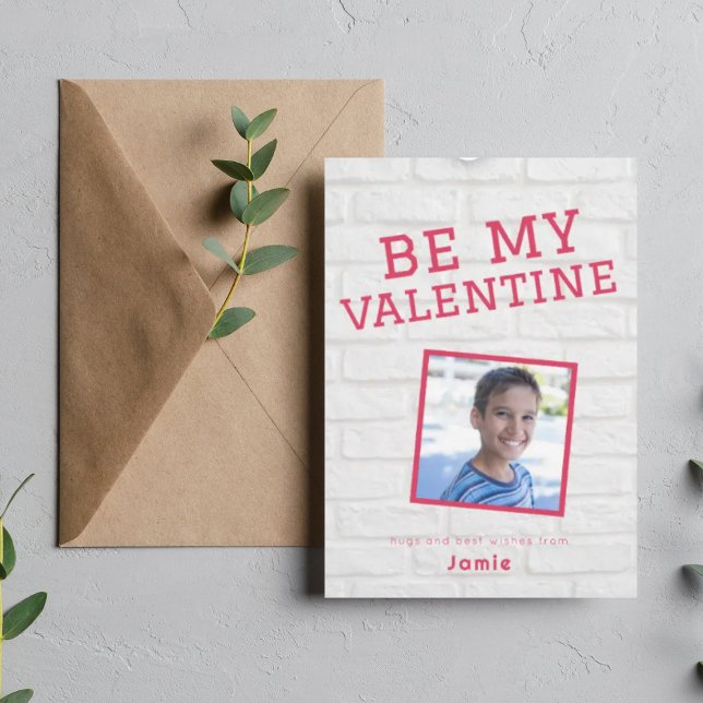 Tarjeta Festiva día de San Valentín de fotos divertidas de escuela (Subido por el creador)