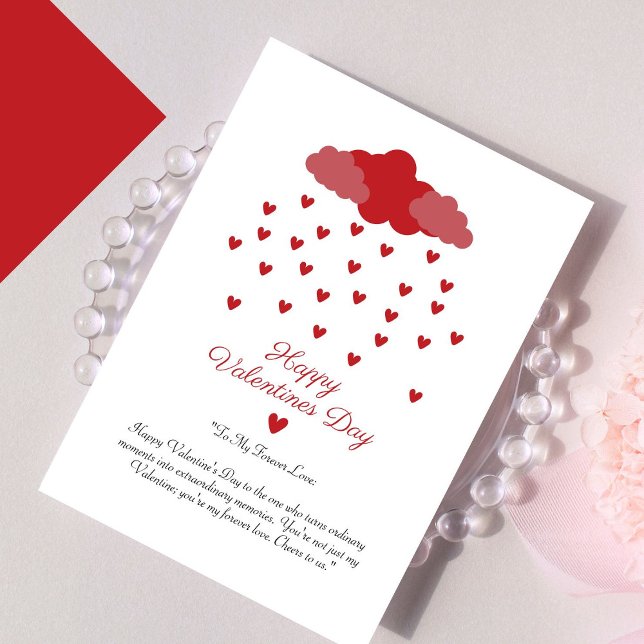 Tarjeta Festiva Día de San Valentín de la Pareja Red Delight de la (Subido por el creador)