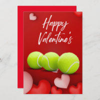 Día de San Valentín de tenis con AMOR para jugador