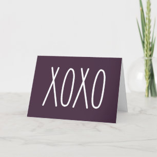 Tarjeta Festiva Día de San Valentín de XoXo de Gálibas de Amistad 