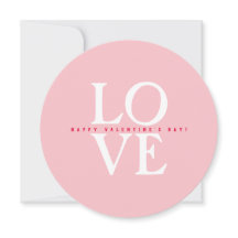 Día de San Valentín Elegante Saludo