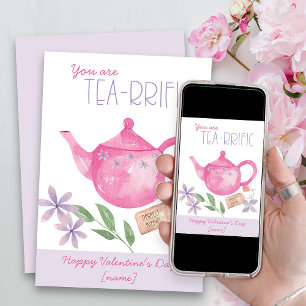 Tarjeta Festiva Día de San Valentín Eres Terrible Pun Preciosa Tet