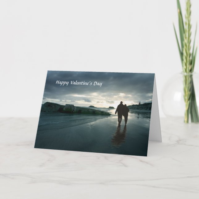 Tarjeta Festiva Día de San Valentín feliz (Anverso)