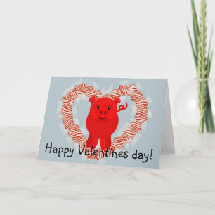 Tarjeta Festiva ¡Día de San Valentín feliz!