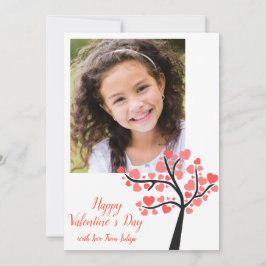 Tarjeta Festiva Día de San Valentín fotográfico en aula