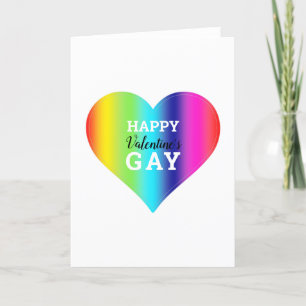 Tarjeta Festiva Día de San Valentín gay