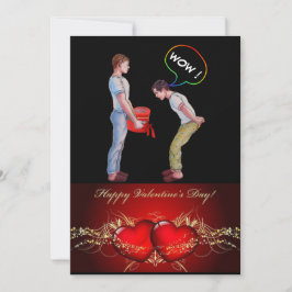 Tarjeta Festiva Día de San Valentín Gay Sexy