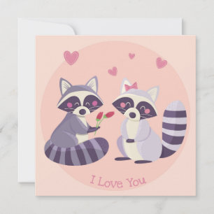 Tarjeta Festiva Día de San Valentín lindo
